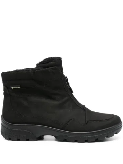 Ara Zip-up Boots In Black