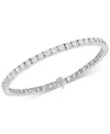 Arabella Cubic Zirconia Tennis Bracelet In Sterling Silver In Silver