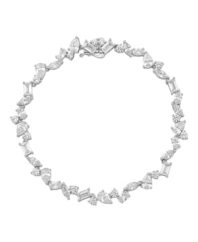 Arabella White Cubic Zirconia Bracelet (17 Ct. T.w.) In Sterling Silver In Metallic
