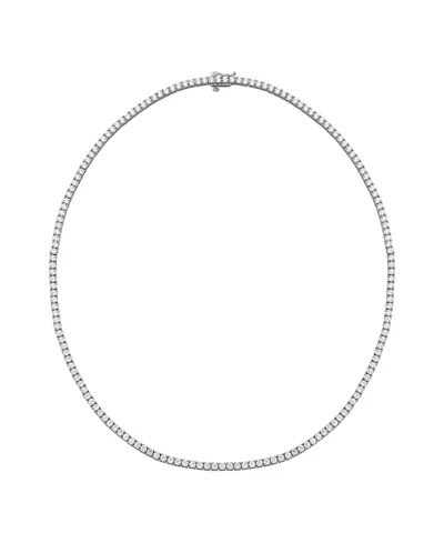 Arabella White Cubic Zirconia Tennis Necklace (20-1/4 Ct. T.w.) In Sterling Silver