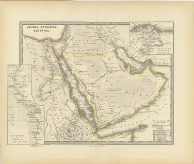Pre-owned Arabia Ancient Realms Of Northeast Africa: , Ethiopia, And Egypt, Published 1880 In Sand