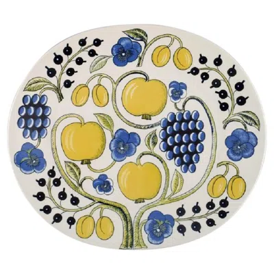 Pre-owned Arabia Birger Kaipiainen For , Large Paratiisi Dish, Late 20th Century In Sand