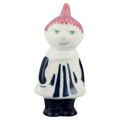 Pre-owned Arabia Finland. Figurine Of "little My" From The Moomins In Hand-painted Ceramic In Gray