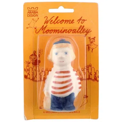 Pre-owned Arabia , Finland, Rare Tuu-tikki Figure From The Moomins In Stoneware In Orange