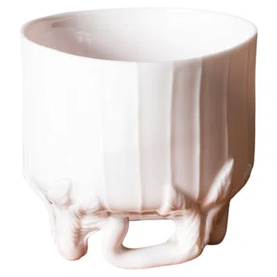 Pre-owned Arabia Finnish Modernist Porcelain Bowl By Aune Siimes For , 1940s In Gray