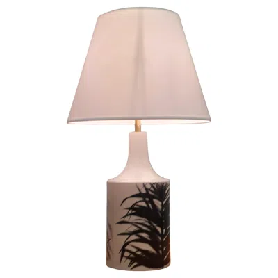 Pre-owned Arabia Gunvor Olin-grönqvist Palm Leaf Table Lamp Model 9,  For Stockmann 1960s In Sand