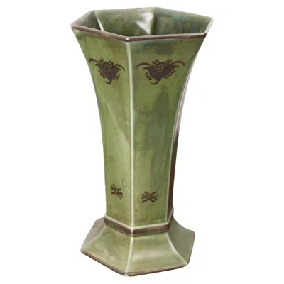 Pre-owned Arabia Large Art Deco Ceramic Vase By  Finland, 1940s In Brown
