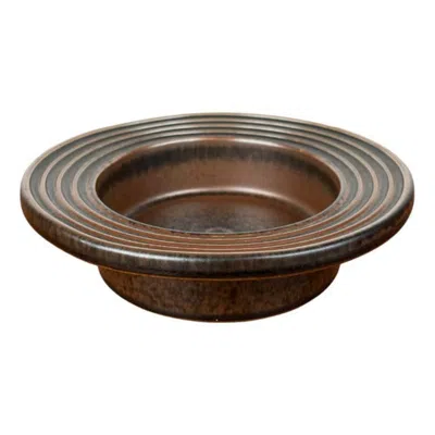 Pre-owned Arabia Mid-century Modern Ruska Series Ceramic Bowl From , 1960s In Brown