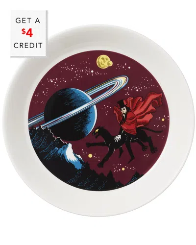 ARABIA MOOMIN HOBGOBLIN PLATE WITH $4 CREDIT