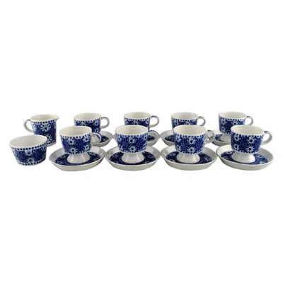 Pre-owned Arabia Raija Uosikkinen For , Ali Porcelain Coffee Service For 8 People In Gray
