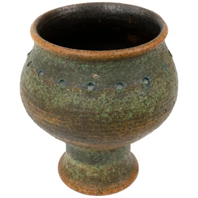Pre-owned Arabia Stoneware Vessel By Francesca Lindh For  In Black