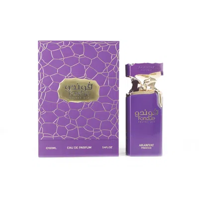 Arabiyat Prestige Ladies Fondue Velvet Drip Edp Spray 3.4 oz Fragrances 6290361912935