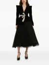 Araftu Bow-embellished Suit In Black