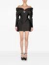 Araftu Embellished-detail Mini Dress In Black
