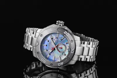 Pre-owned Aragon Power Reserve Indicator Watch Automatic 44mm Mother-of-pearl Sii Ne57