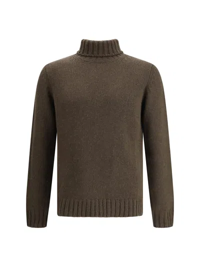 ARAGONA BRAIDED-KNIT TURTLENECK SWEATER