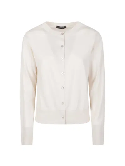 Aragona Button-up Cardigan In Neutral