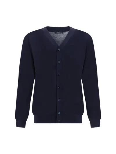 Aragona Cardigan In Blu Navy Scuro