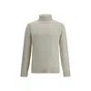 Aragona Cashmere Braided-knit Turtleneck Sweater In Gray