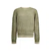 Aragona Cashmere Cashmere Crewneck With Gradient Effect In Green