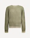 Aragona Cashmere Cashmere Crewneck With Gradient Effect In Green