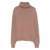 Aragona Turtleneck Cashmere Sweater In Pink