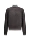 Aragona Cashmere Gradient Turtleneck Knitwear In Gray