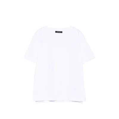 Aragona Cotton Crew Neck T-shirt In White