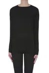 Aragona Cotton Pullover In Black