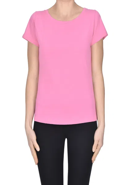 Aragona Cotton T-shirt In Pink