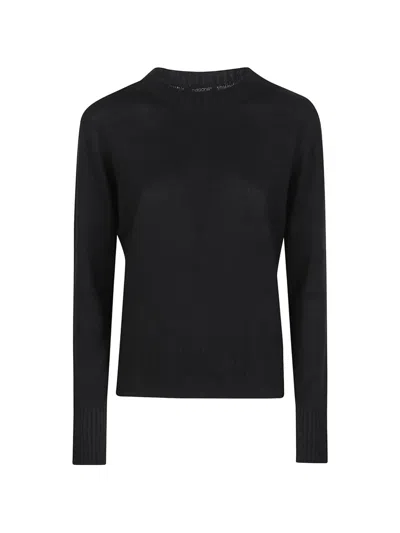 Aragona Fine-knit Cashmere Sweater In Black