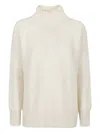Aragona Funnel-neck Cashmere Sweater In Neutral