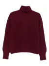 Aragona Funnel-neck Sweater In Multi