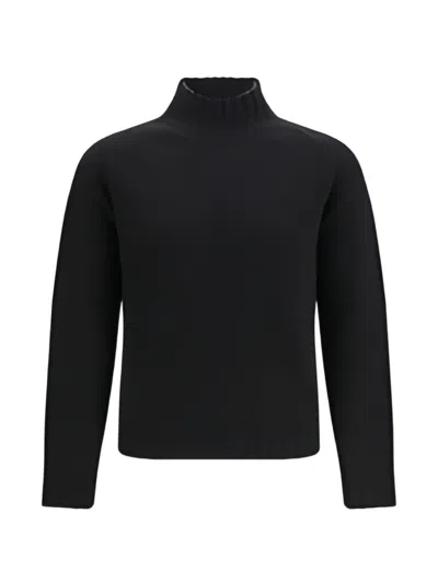 Aragona High-neck Sweater In Black