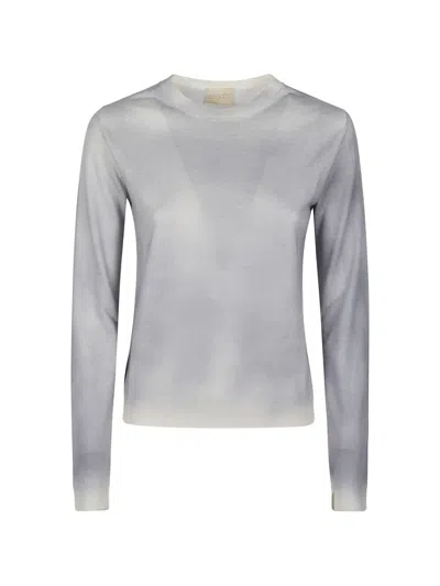 Aragona Knitted Sweater In Gray
