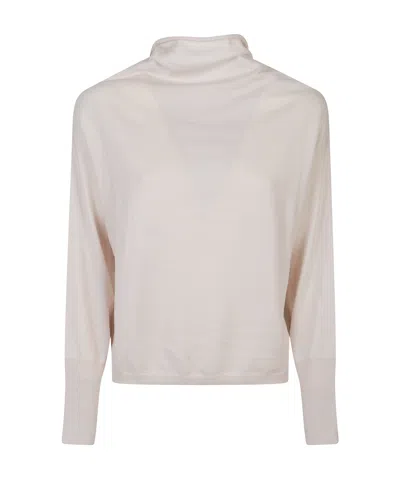 Aragona Long Sleeve Turtleneck Knitwear In Neutral