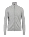 Aragona Man Cardigan Grey Size 44 Cashmere