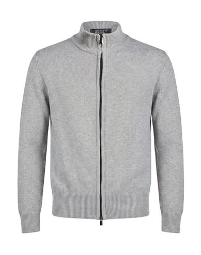 Aragona Man Cardigan Light Grey Size 36 Cashmere In Gray