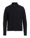 Aragona Man Cardigan Midnight Blue Size 44 Baby Alpaca Wool, Merino Wool In Blue