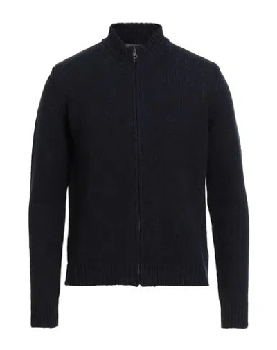 Aragona Man Cardigan Midnight Blue Size 44 Baby Alpaca Wool, Merino Wool