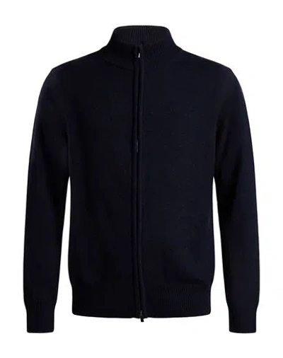Aragona Man Cardigan Midnight Blue Size 44 Cashmere