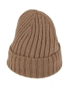 Aragona Man Hat Camel Size Onesize Merino Wool, Viscose, Polyamide, Cashmere In Sand