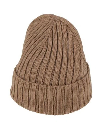 Aragona Man Hat Camel Size Onesize Merino Wool, Viscose, Polyamide, Cashmere In Sand