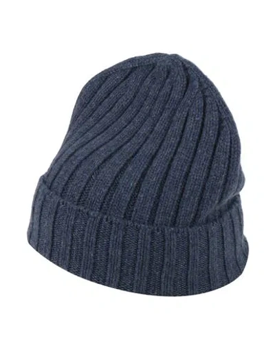Aragona Man Hat Midnight Blue Size Onesize Cashmere