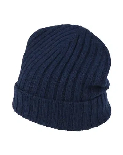Aragona Man Hat Midnight Blue Size Onesize Merino Wool, Viscose, Polyamide, Cashmere