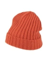 Aragona Man Hat Rust Size Onesize Merino Wool, Viscose, Polyamide, Cashmere In Red