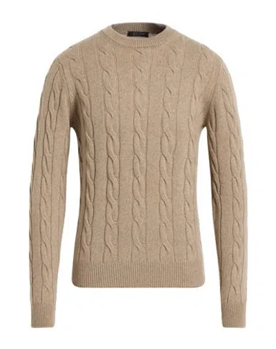 Aragona Man Sweater Beige Size 40 Cashmere In Neutral