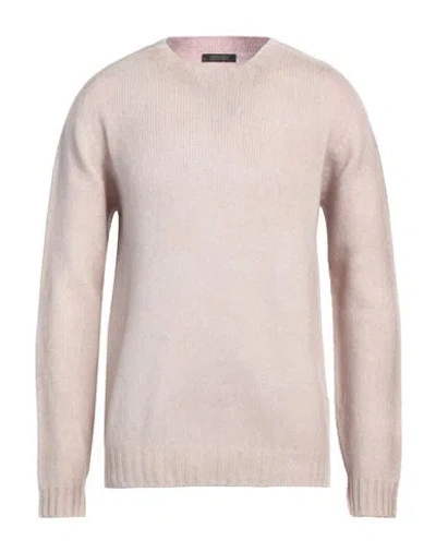 Aragona Man Sweater Beige Size 40 Wool, Cashmere