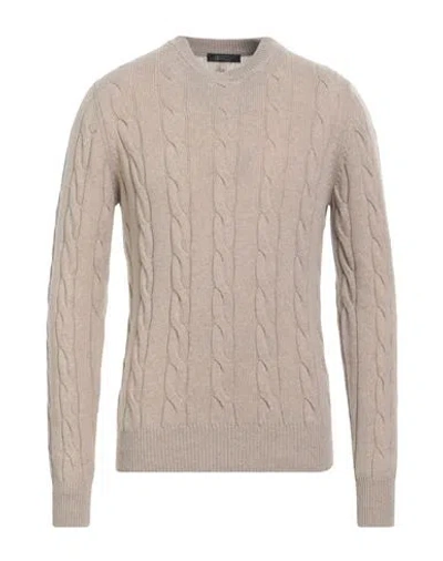 Aragona Man Sweater Beige Size 44 Cashmere
