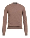 Aragona Man Sweater Brown Size 44 Merino Wool